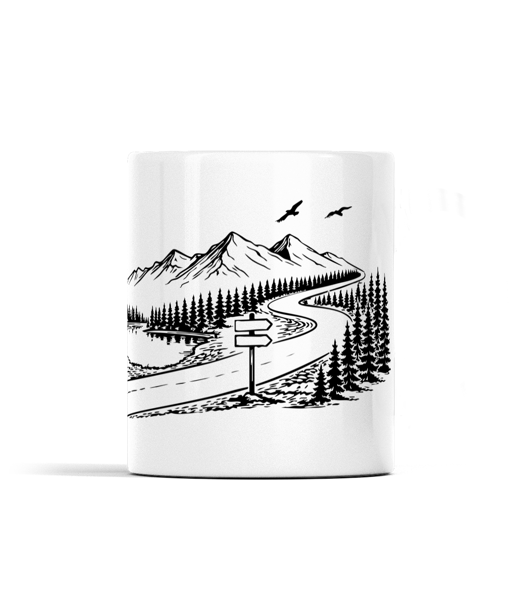 Borderless Mug Explore mug